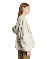 Beige Nylon Bomber | PDP | Antonia