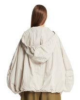 Beige Nylon Bomber | PDP | Antonia