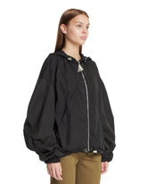Black Nylon Bomber | PDP | Antonia