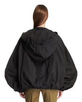 Black Nylon Bomber | PDP | Antonia