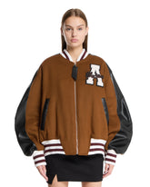 Camel Wool Cloth Bomber Jacket | PDP | Antonia