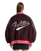 Purple Wool Cloth Bomber Jacket | PDP | Antonia