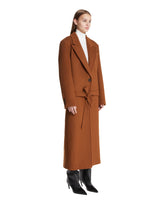 Brown Long Wool Coat | PDP | Antonia
