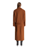 Brown Long Wool Coat | PDP | Antonia