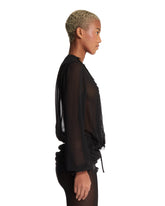 Black Georgette Blouse | PDP | Antonia