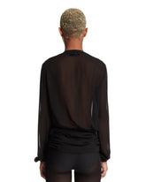 Black Georgette Blouse | PDP | Antonia