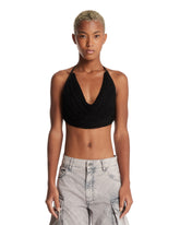 Black Halter Neck Top | PDP | Antonia