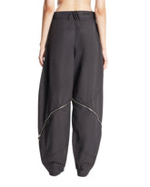 Gray Parachute Zip Trousers | PDP | Antonia