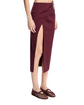 Burgundy Midi Skirt | PDP | Antonia