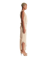 Beige Asymmetric Dress | PDP | Antonia