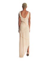 Beige Asymmetric Dress | PDP | Antonia
