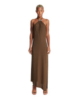 Brown Halter Neck Dress | PDP | Antonia