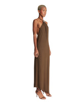 Brown Halter Neck Dress | PDP | Antonia