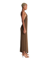 Brown Halter Neck Dress | PDP | Antonia
