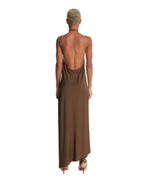 Brown Halter Neck Dress | PDP | Antonia