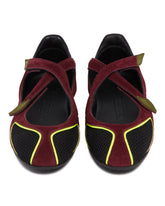 Purple and Black Flat Floor 01 Ballerinas | PDP | Antonia