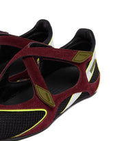 Purple and Black Flat Floor 01 Ballerinas | PDP | Antonia