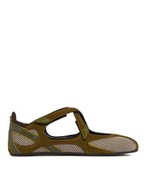 Ballerine Flat Floor 01 Verdi | PDP | Antonia