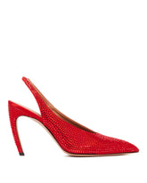 Red Viper Slingback with Strass | PDP | Antonia