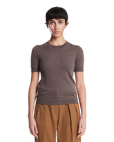 Beige Linnea Cashmere Top | PDP | Antonia