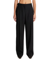 Pantaloni in Lana Mikkela Neri | PDP | Antonia