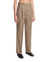 Beige Sorina Wool Trousers | PDP | Antonia