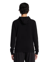 Black Cashmere Hooded Sweater | PDP | Antonia