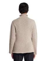 Beige Mariam Cashmere Turtleneck Sweater | PDP | Antonia