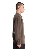 Brown Cashmere Leach Polo | PDP | Antonia