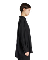 Black Virgin Wool Luka Shirt. | PDP | Antonia
