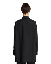 Black Virgin Wool Luka Shirt. | PDP | Antonia
