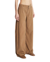 Beige Eglitta Corduroy Pants | PDP | Antonia