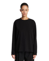 Top Ciles R In Cotone Nero | PDP | Antonia