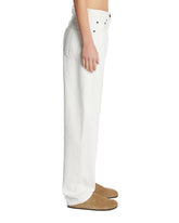 White Burty Cotton Jeans | PDP | Antonia