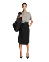 Gray Lila Cashmere T-Shirt | PDP | Antonia