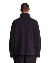 Top in Cotone E Cashmere Blu | PDP | Antonia