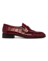 Burgundy Patent Leather Loafers | PDP | Antonia