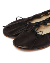 Ballerine Stondate in Pelle Nere | PDP | Antonia