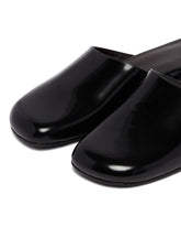 Black Penelope Leather Mules | PDP | Antonia