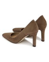 Beige Suede Pumps | PDP | Antonia