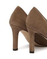 Beige Suede Pumps | PDP | Antonia