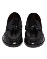 Black Patent Leather Loafers | PDP | Antonia