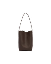 Brown Medium N/S Park Tote Bag | PDP | Antonia