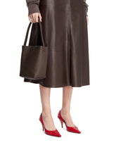 Brown Small N/S Park Tote | PDP | Antonia