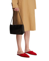 Black Leather Shoulder Bag | PDP | Antonia