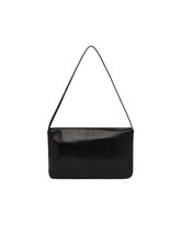 Black Leather Shoulder Bag | PDP | Antonia