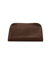 Brown Peggy Leather Clutch | PDP | Antonia