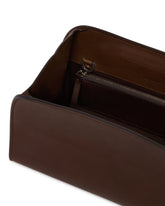 Brown Peggy Leather Clutch | PDP | Antonia