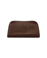 Brown Peggy Leather Clutch | PDP | Antonia