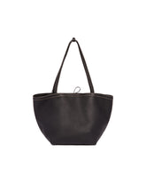 Black Park Tote Three Stitch Leather Bag | PDP | Antonia